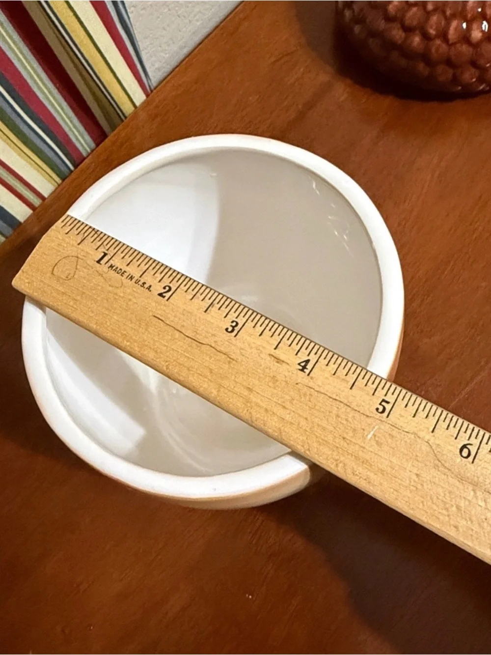 Vintage Ceramic Acorn Candy/Cookie Jar with Green Leaf Lid